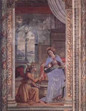  ghirlandaio - Verkündigung Florenz Renaissance Domenico Ghirlandaio